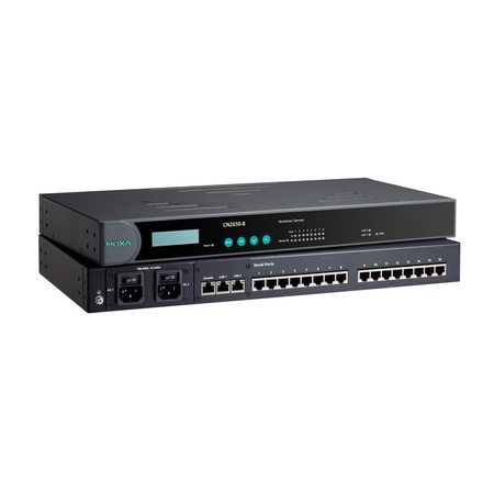 MOXA 8Port Terminal Server, Dual 10/100M Eth., Rs-232, Rj-45 8Pin, Cn2610-8 CN2610-8